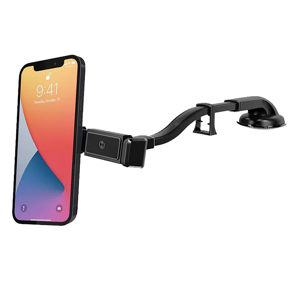 MightyMount - Phone Holder for Car Dashboard or Windshield, Black - - Mounts For Less