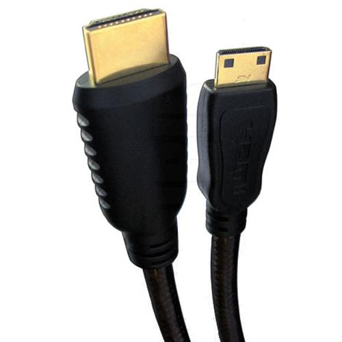Mini-HDMI cable to HDMI 3 foot Gold Plated V1.3c full HD 1080p - - Mounts For Less