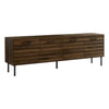 Monarch Speacialties I 2727 - Tv Stand, 72 Inch, Console, Media Entertainment Center, Storage Cabinet, Brown Laminate, Black Metal, Transitional - - Mounts For Less