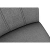 Monarch Specialties I 1061 - Dining Chair, Set Of 2, Side, Upholstered, Kitchen, Dining Room, 39" Height, Grey Fabric, Chrome Metal, Contemporary, Modern - - Mounts For Less