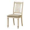 Monarch Specialties I 1265 - Dining Chair, 38" Height, Set Of 2, Side, Upholstered, Kitchen, Dining Room, Antique White, Beige Linen Look, Transitional - - Mounts For Less