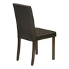 Monarch Specialties I 1303 - Chair, Set Of 2, Side, Upholstered, Kitchen, Dining, Brown Leather Look, Brown Wood Legs, Transitional - - Mounts For Less