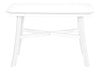 Monarch Specialties I 1323 - Dining Table, 48" Rectangular, Small, Kitchen, Dining Room, White Veneer, Wood Legs, Transitional - - Mounts For Less