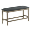 Monarch Specialties I 1383 - Bench, 42" Rectangular, Dining Room, Kitchen, Upholstered, Wood, Transitional - - Mounts For Less