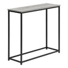 Monarch Specialties I 2251 - Accent Table, Console, Entryway, Narrow, Sofa, Living Room, Bedroom, Grey Laminate, Black Metal, Contemporary, Modern - - Mounts For Less
