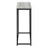 Monarch Specialties I 2251 - Accent Table, Console, Entryway, Narrow, Sofa, Living Room, Bedroom, Grey Laminate, Black Metal, Contemporary, Modern - - Mounts For Less
