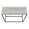 Monarch Specialties I 2251 - Accent Table, Console, Entryway, Narrow, Sofa, Living Room, Bedroom, Grey Laminate, Black Metal, Contemporary, Modern - - Mounts For Less