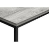Monarch Specialties I 2251 - Accent Table, Console, Entryway, Narrow, Sofa, Living Room, Bedroom, Grey Laminate, Black Metal, Contemporary, Modern - - Mounts For Less