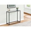 Monarch Specialties I 2251 - Accent Table, Console, Entryway, Narrow, Sofa, Living Room, Bedroom, Grey Laminate, Black Metal, Contemporary, Modern - - Mounts For Less