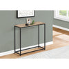 Monarch Specialties I 2253 - Accent Table, Console, Entryway, Narrow, Sofa, Living Room, Bedroom, Brown Laminate, Black Metal, Contemporary, Modern - - Mounts For Less