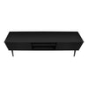 Monarch Specialties I 2783 - Tv Stand, 72 Inch, Media Entertainment Center, Storage Cabinet, Console, Storage Shelves, Bedroom, Living Room, Black Laminate, Contemporary - - Mounts For Less
