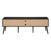 Monarch Specialties I 2783 - Tv Stand, 72 Inch, Media Entertainment Center, Storage Cabinet, Console, Storage Shelves, Bedroom, Living Room, Black Laminate, Contemporary - - Mounts For Less