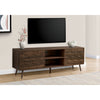 Monarch Specialties I 2787 - Tv Stand, 72 Inch, Console, Media Entertainment Center, Storage Cabinet, Bedroom, Living Room, Walnut Laminate, Mid Century - - Mounts For Less