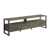 Monarch Specialties I 2847 - Tv Stand, 72 Inch, Media Entertainment Center, Storage Drawers, Dark Bronze Laminate, Black Metal, Contemporary, Modern - - Mounts For Less