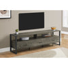 Monarch Specialties I 2847 - Tv Stand, 72 Inch, Media Entertainment Center, Storage Drawers, Dark Bronze Laminate, Black Metal, Contemporary, Modern - - Mounts For Less