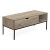 Monarch Specialties I 3806 - Coffee Table, 42" L, Rectangular, Cocktail, Lift-top, Dark Taupe, Black Metal, Contemporary, Modern - - Mounts For Less