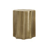 Monarch Specialties I 3900 - Accent Table, Drum, Side, End, Nightstand, Lamp, Living Room, Bedroom, Gold Metal, Contemporary, Modern - - Mounts For Less