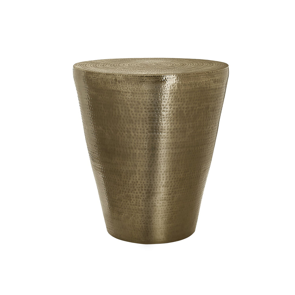 Monarch Specialties I 3923 - Accent Table, Drum, Side, End, Nightstand, Lamp, Living Room, Bedroom, Gold Metal, Contemporary, Modern - - Mounts For Less