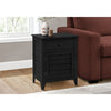 Monarch Specialties I 3951 - Accent Table, Nightstand, Storage Drawer, End, Side Table, Bedroom, Lamp, Storage, Black Veneer, Transitional - - Mounts For Less