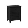 Monarch Specialties I 3951 - Accent Table, Nightstand, Storage Drawer, End, Side Table, Bedroom, Lamp, Storage, Black Veneer, Transitional - - Mounts For Less