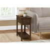 Monarch Specialties I 3953 - Accent Table, End, Side Table, Nightstand, Bedroom, Narrow, Storage Drawer, Brown Veneer, Transitional - - Mounts For Less