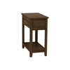 Monarch Specialties I 3953 - Accent Table, End, Side Table, Nightstand, Bedroom, Narrow, Storage Drawer, Brown Veneer, Transitional - - Mounts For Less