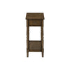 Monarch Specialties I 3957 - Accent Table, 2 Tier, End, Side Table, Nightstand, Bedroom, Narrow, Lamp, Storage Drawer, Brown Veneer, Traditional - - Mounts For Less