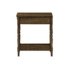 Monarch Specialties I 3957 - Accent Table, 2 Tier, End, Side Table, Nightstand, Bedroom, Narrow, Lamp, Storage Drawer, Brown Veneer, Traditional - - Mounts For Less