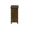 Monarch Specialties I 3959 - Accent Table, End, Side Table, Nightstand, Narrow, Bedroom, Storage Drawer, Lamp, Brown Veneer, Transitional - - Mounts For Less