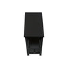 Monarch Specialties I 3961 - Accent Table, 2 Tier, End, Lamp, Nightstand, Side Table, Narrow, Small, Storage Drawer, Bedroom, Black Veneer, Transitional - - Mounts For Less