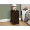Monarch Specialties I 3964 - Accent Table, End, Side Table, Nightstand, Narrow, Bedroom, Lamp, Storage Drawer, Brown Veneer, Traditional - - Mounts For Less