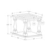 Monarch Specialties I 3970 - Accent Table, 2 Tier, End, Side Table, Square, Nightstand, Bedroom, Lamp, Brown Veneer, Traditional - - Mounts For Less