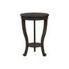 Monarch Specialties I 3974 - Accent Table, 2 Tier, Bedroom, End, Lamp, Nightstand, Round, Side Table, Brown Veneer, Traditional - - Mounts For Less
