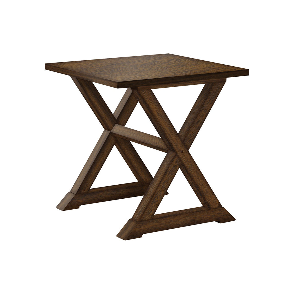 Monarch Specialties I 3988 - Accent Table, End, Side Table, Square, Nightstand, Bedroom, Lamp, Brown Veneer, Transitional - - Mounts For Less