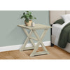 Monarch Specialties I 3989 - Accent Table, End, Side Table, Square, Nightstand, Bedroom, Lamp, Antique White Veneer, Transitional - - Mounts For Less
