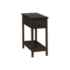 Monarch Specialties I 3990 - Accent Table, 2 Tier, End, Side Table, Narrow, Nightstand, Bedroom, Storage Drawer, Lamp, Brown Veneer, Transitional - - Mounts For Less