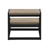 Monarch Specialties I 4000 - Ladder, Step Stool, Bedroom, Kitchen, Black Metal, Dark Taupe Laminate, Contemporary - - Mounts For Less