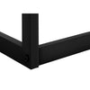 Monarch Specialties I 4000 - Ladder, Step Stool, Bedroom, Kitchen, Black Metal, Dark Taupe Laminate, Contemporary - - Mounts For Less