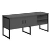 Monarch Specialties I 7732 - Office Credenza, 72"L, Home Office, Work, Storage Doors, Commercial Grade, Grey Laminate, Black Metal, Contemporary, Modern - - Mounts For Less
