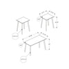 Monarch Specialties I 7898P - Table Set, 3pcs Set, Accent, Coffee, End, Living Room, Walnut Laminate, Contemporary, Modern - - Mounts For Less