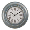 Monarch Specialties I 9028 - Clocks, 30" Round, Large Oversized, Wall Clock, Antique Blue, Transitional - - Mounts For Less