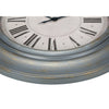 Monarch Specialties I 9028 - Clocks, 30" Round, Large Oversized, Wall Clock, Antique Blue, Transitional - - Mounts For Less