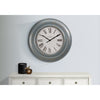 Monarch Specialties I 9028 - Clocks, 30" Round, Large Oversized, Wall Clock, Antique Blue, Transitional - - Mounts For Less