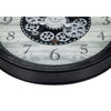 Monarch Specialties I 9030 - Clocks, 30" Round, Gear Mechanism, Large Oversized, Wall Clock, Brown, Transitional - - Mounts For Less