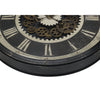 Monarch Specialties I 9031 - Clocks, 30" Round, Gear Mechanism, Large Oversized, Wall Clock, Brown, Transitional - - Mounts For Less
