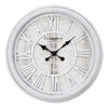 Monarch Specialties I 9043 - Clocks, 20" Round, Wall Clock, Grey, Transitional - - Mounts For Less