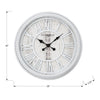 Monarch Specialties I 9043 - Clocks, 20" Round, Wall Clock, Grey, Transitional - - Mounts For Less