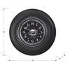 Monarch Specialties I 9044 - Clocks, 20" Round, Charcoal Grey, Transitional - - Mounts For Less