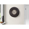Monarch Specialties I 9045 - Clocks, 20" Round, Wall Clock, Antique Brown, Transitional - - Mounts For Less