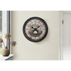 Monarch Specialties I 9055 - Clocks, 20" Round, Wall Clock, Antique Brown, Transitional - - Mounts For Less